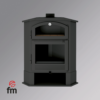 Estufa de leña CH-4 R FM Calefacción tipo rincón con horno cerrado