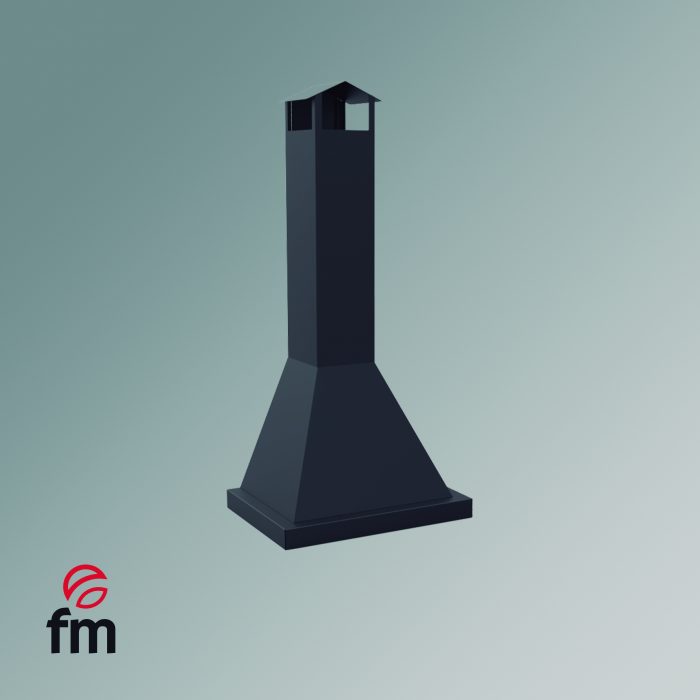 campana metálica CB-60 para barbacoa pequeña