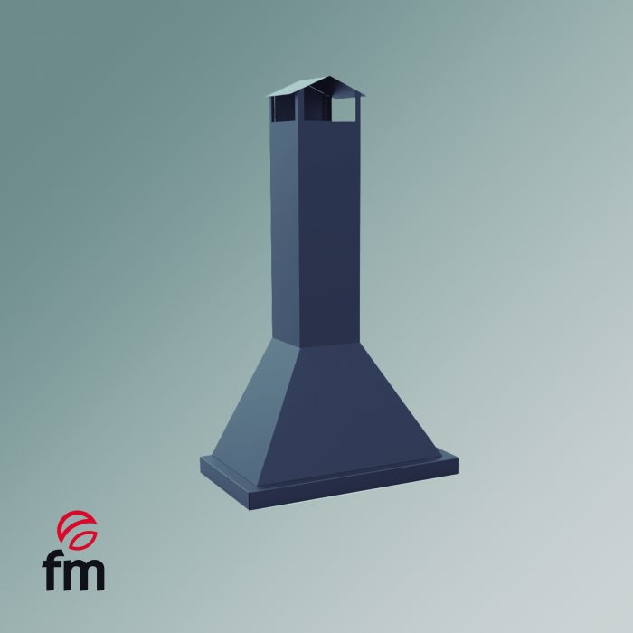 campana metálica CB-80 para barbacoa mediana