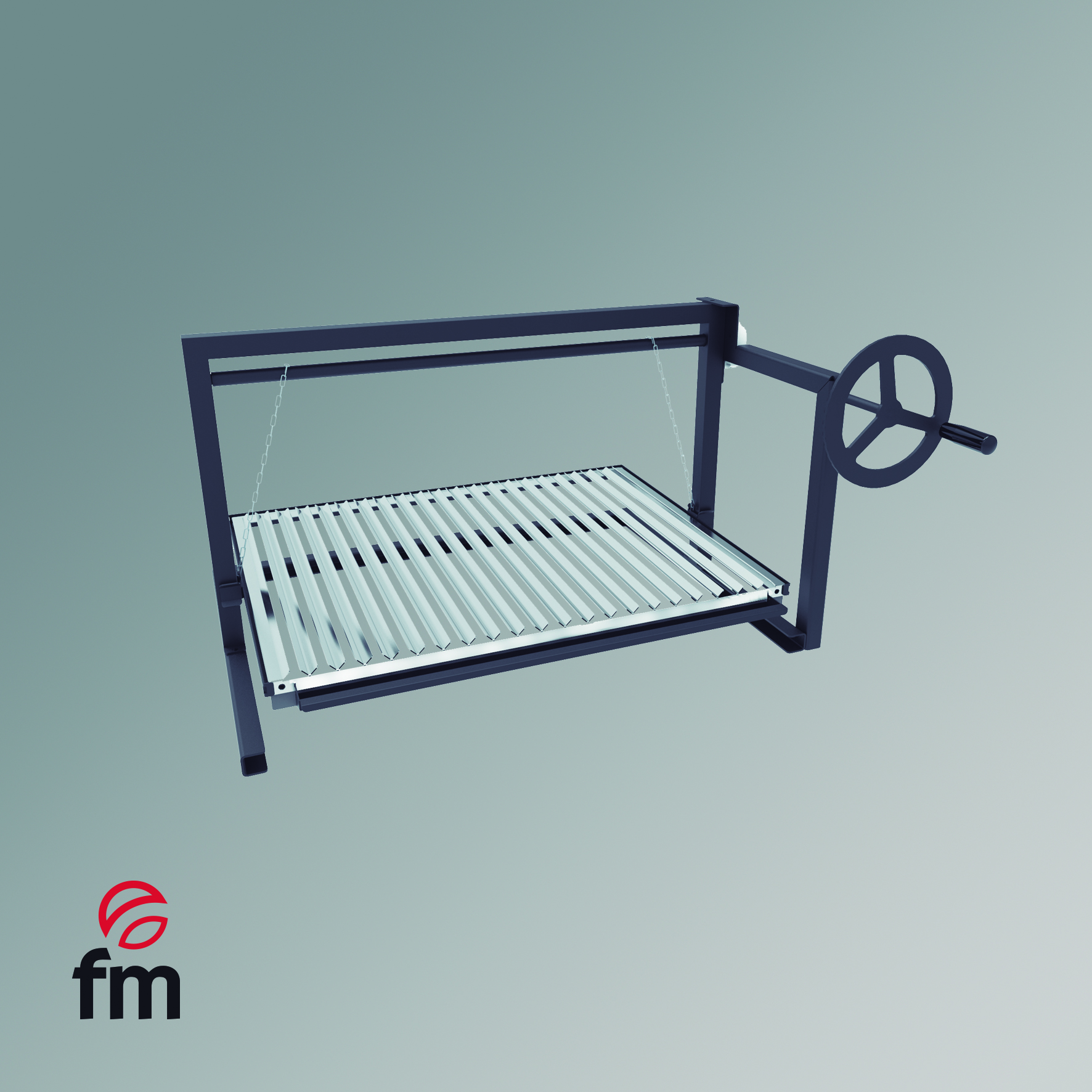 parrilla elevable BF-90 para barbacoa Fusión 200