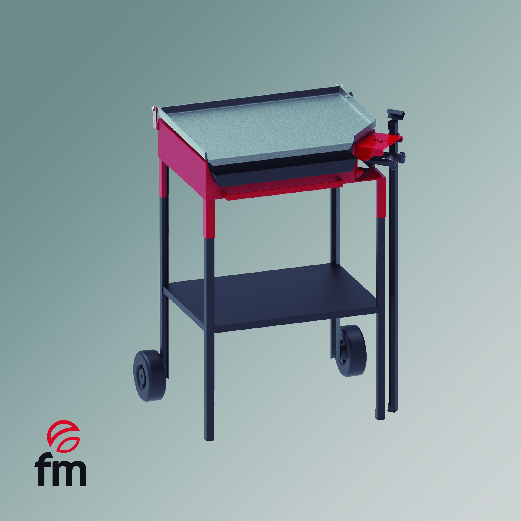 planllero PL-45 ECO con plancha metálica y quemador de gas