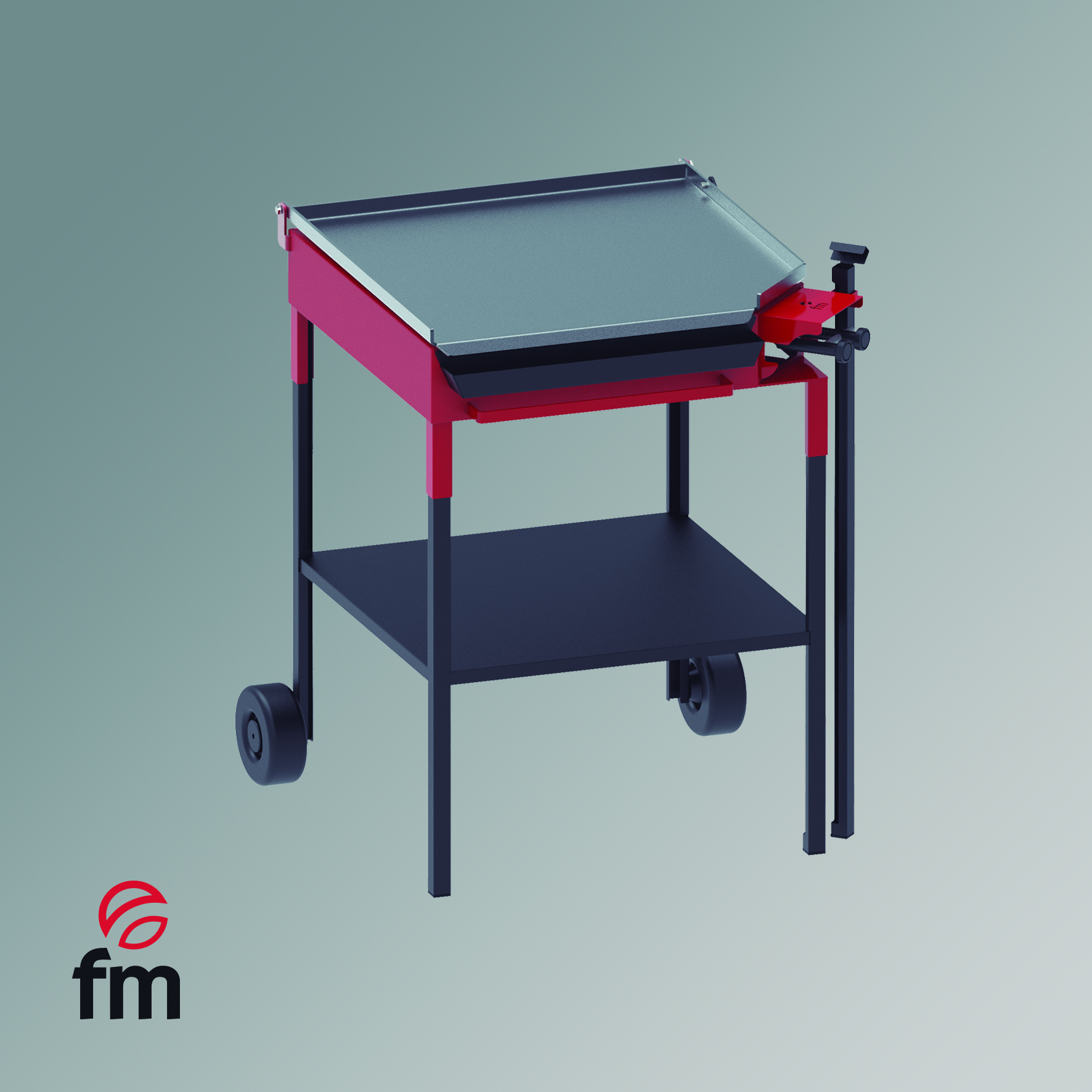 planllero PL-60 ECO con plancha metálica y quemador de gas